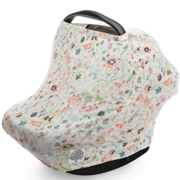 Parker Baby Co multi-use car seat/nursing cover in "Bloom" - Picture 1 of 5